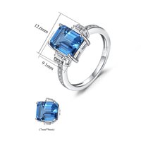 Anneau Gaurosa Femme Fantasy in Argent Zircone SR-441 - SR-441